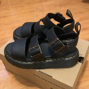 Gryphon quad dr martens sandals